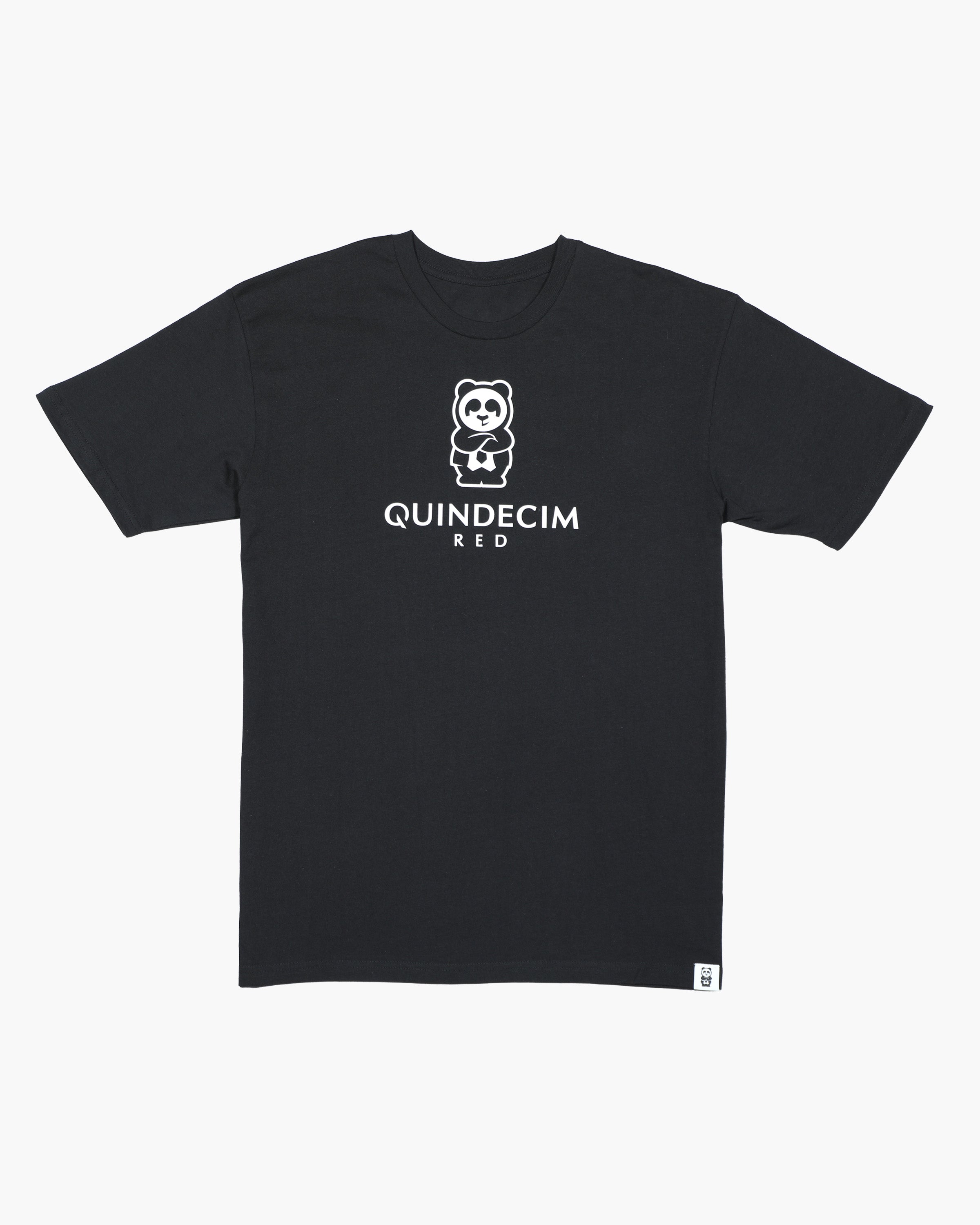 Short Sleeve Panda Tee (Black)