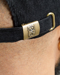 Corduroy Panda Hat (Black)