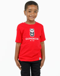Kid's Panda Tee (Red)