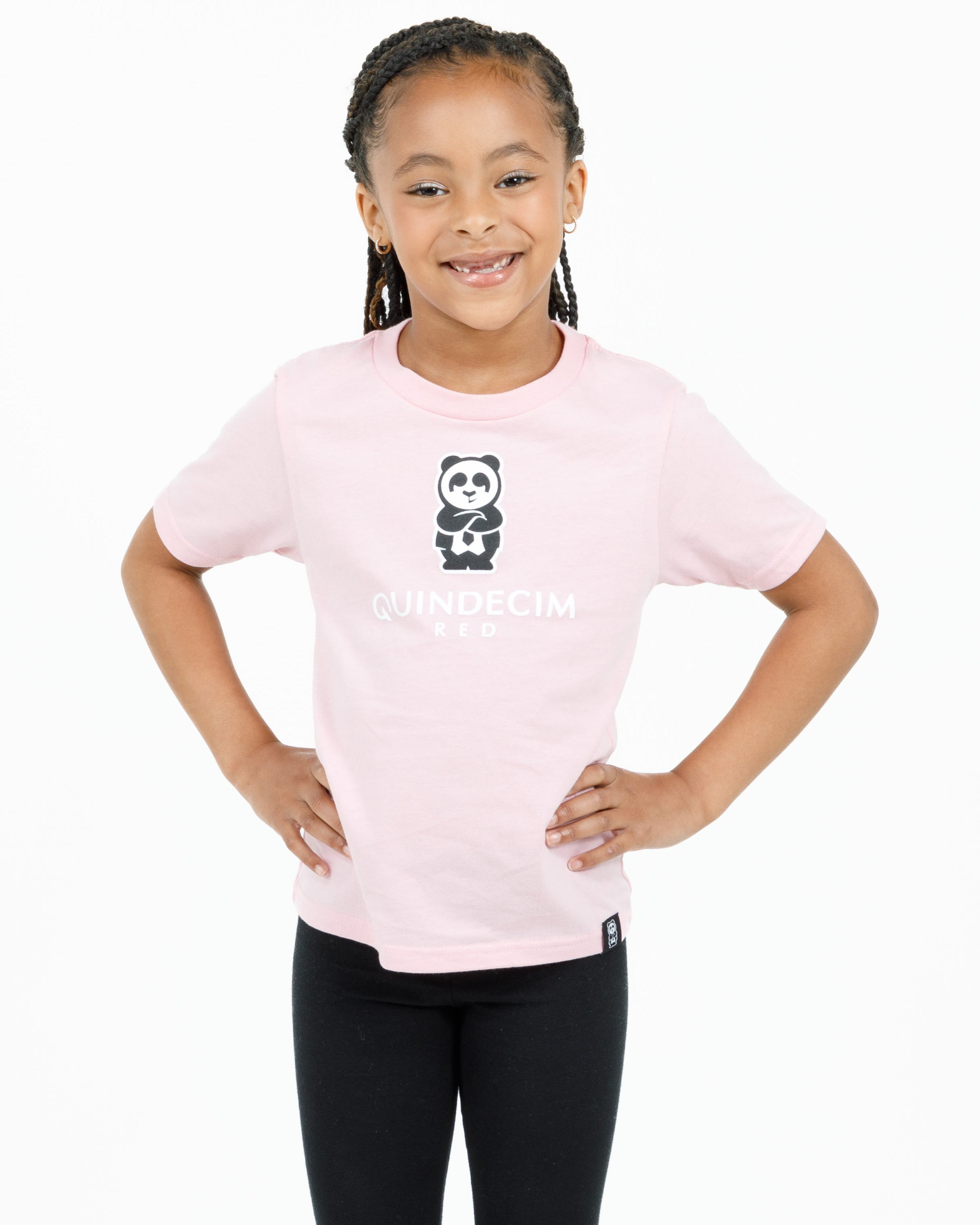 Kid's Panda Tee (Pink)
