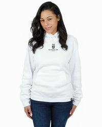 Quindecim Red Pullover Hoodie (White)