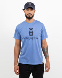Short Sleeve Panda (Great Lake Blue)