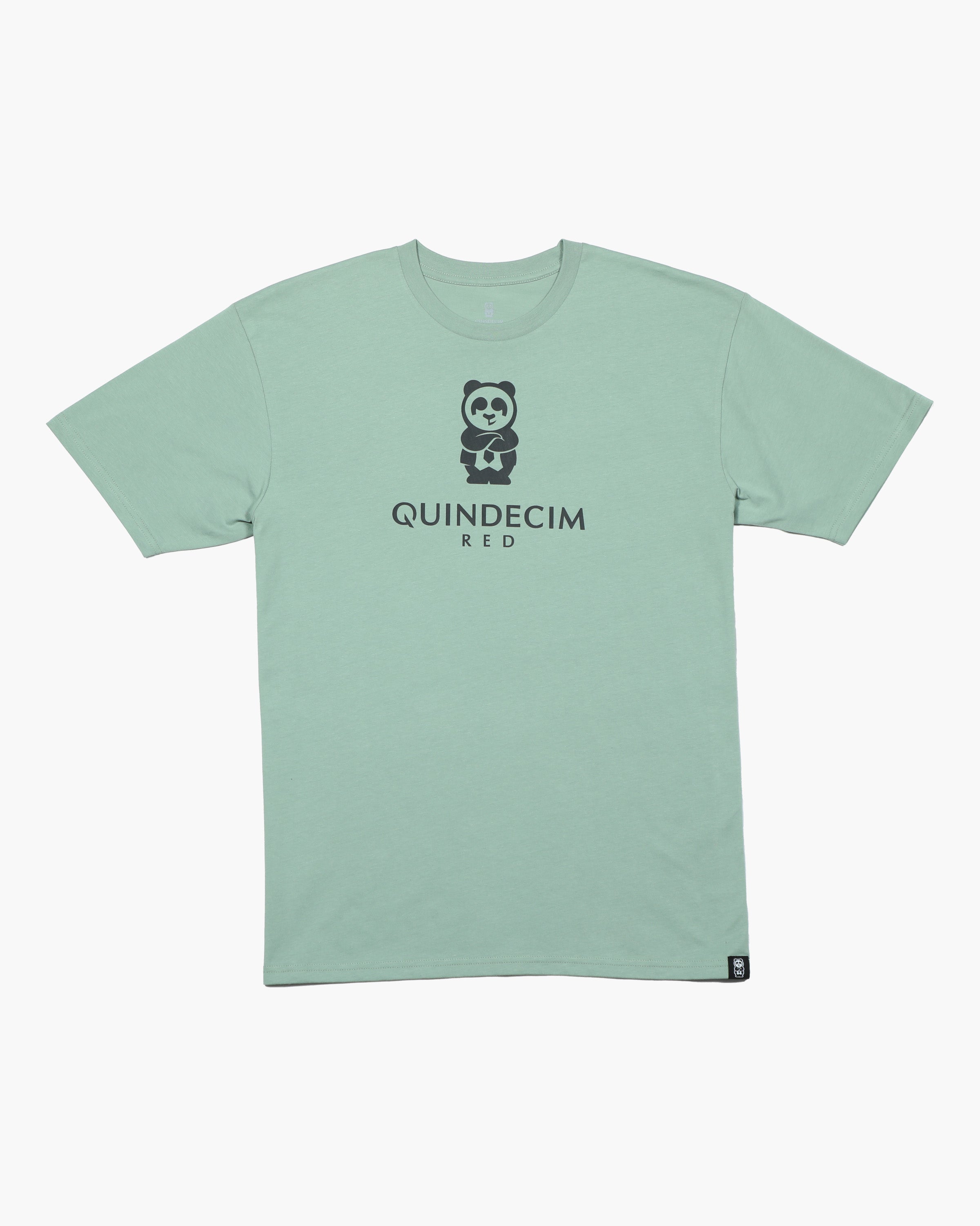 Short Sleeve Panda Tee (Sage)