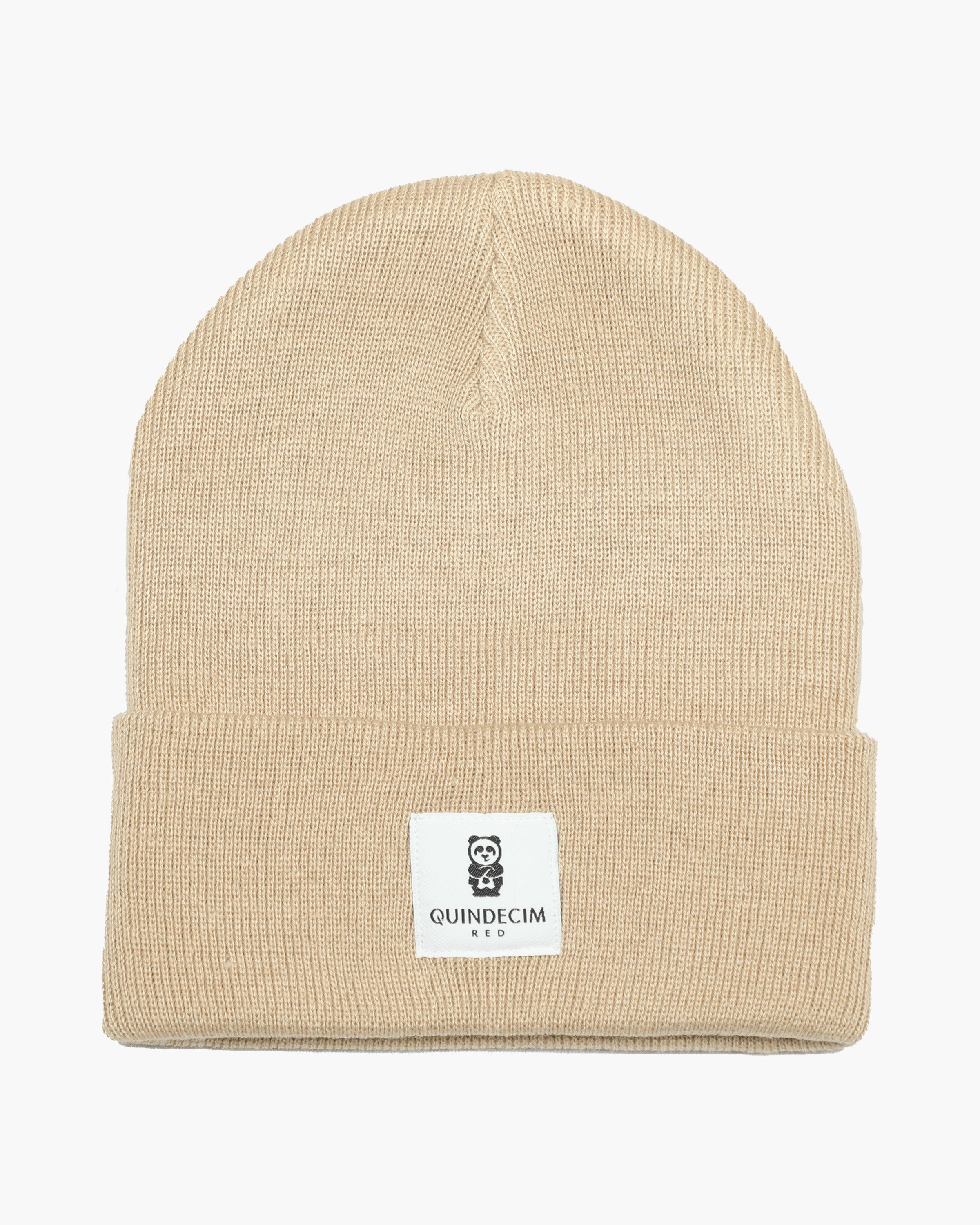 Quindecim Label Beanie (Light Tan)