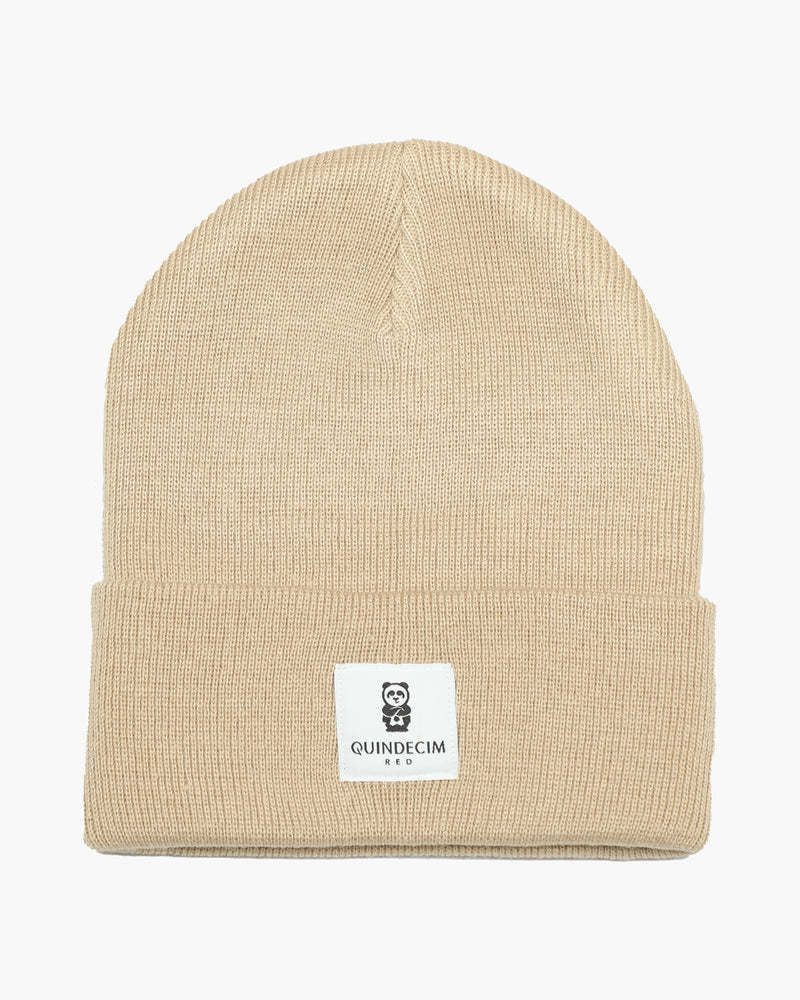 Quindecim Label Beanie (Light Tan)