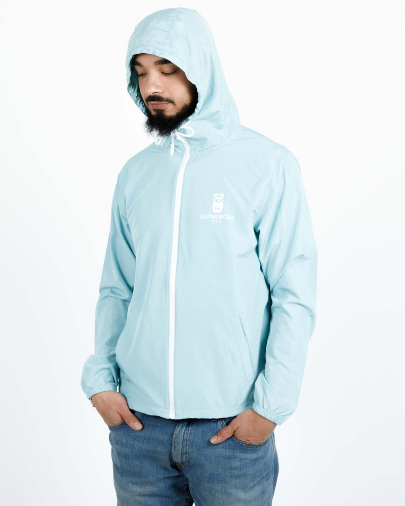 Panda Fam Windbreaker (Teal)