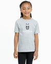 Kid's Panda Tee (Grey)