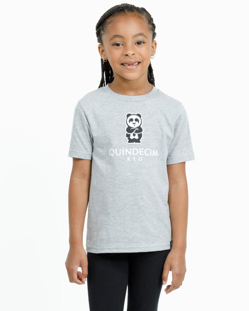 Kid's Panda Tee (Grey)
