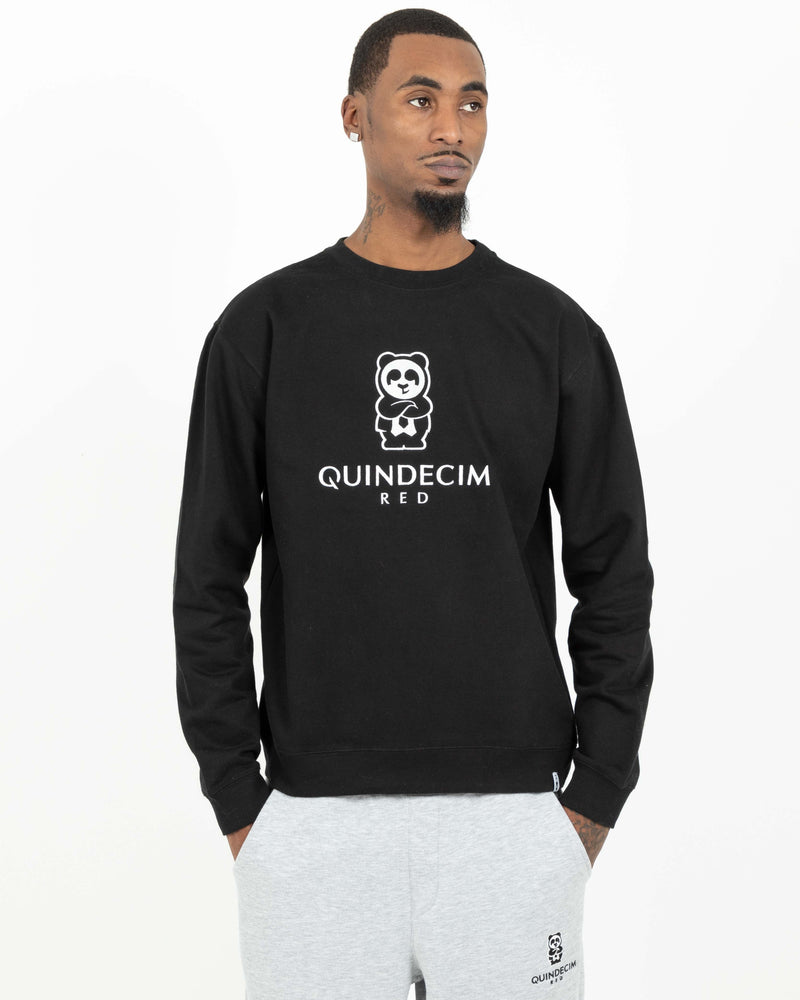 Panda Crewneck (Black)