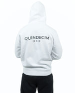 Quindecim Red Pullover Hoodie (White)