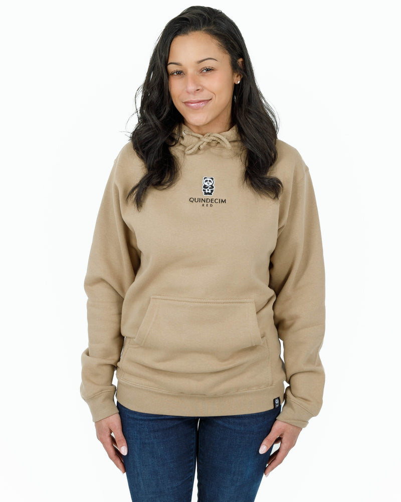 Quindecim Red Pullover Hoodie (Tan)