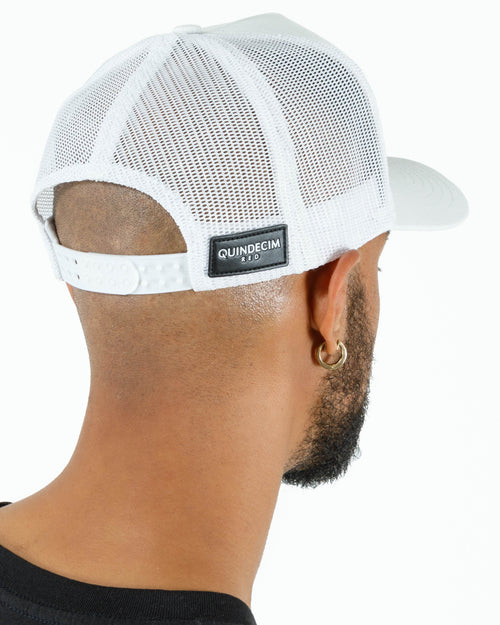 Panda Trucker Hat (White)