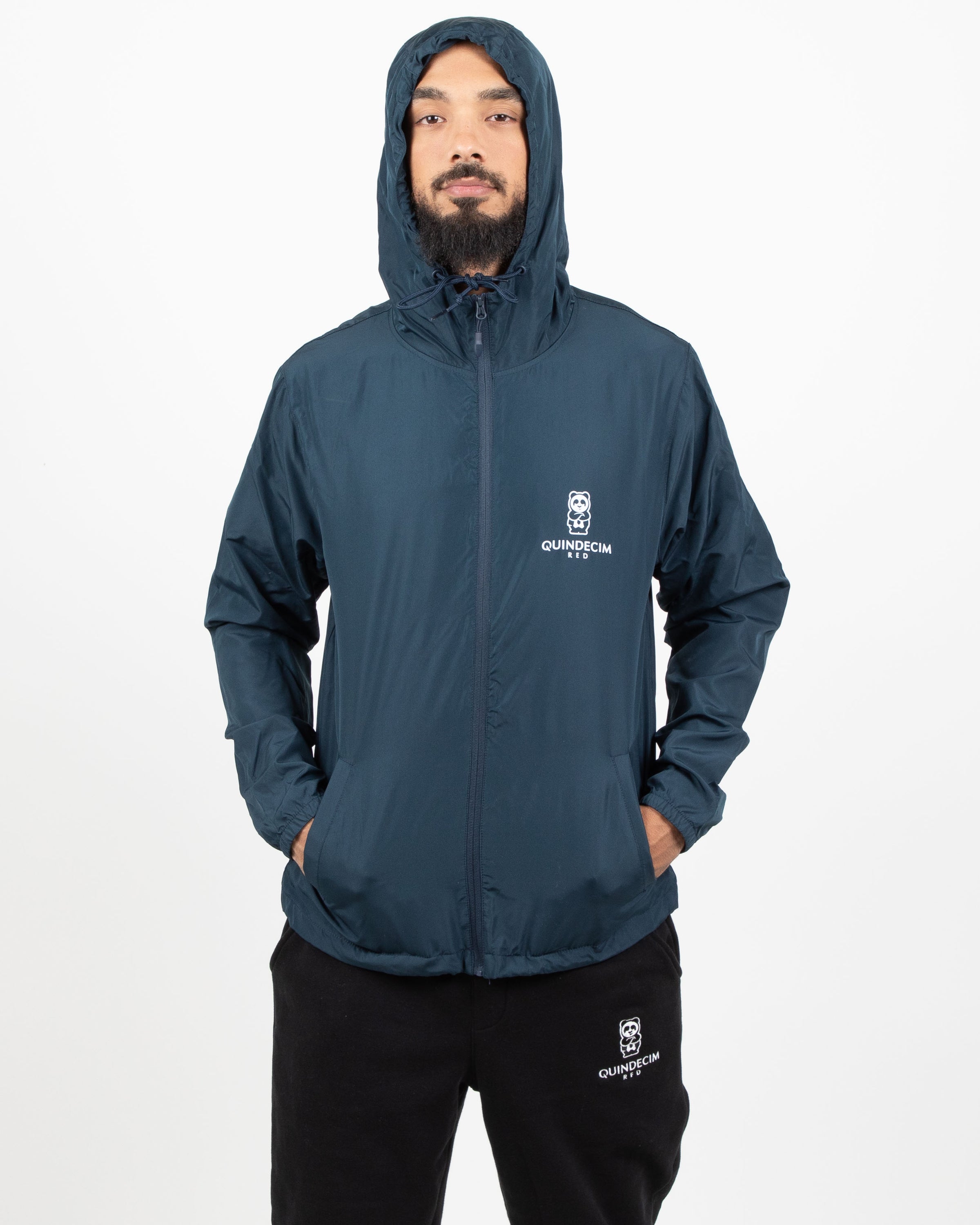 Panda Fam Windbreaker (Navy)