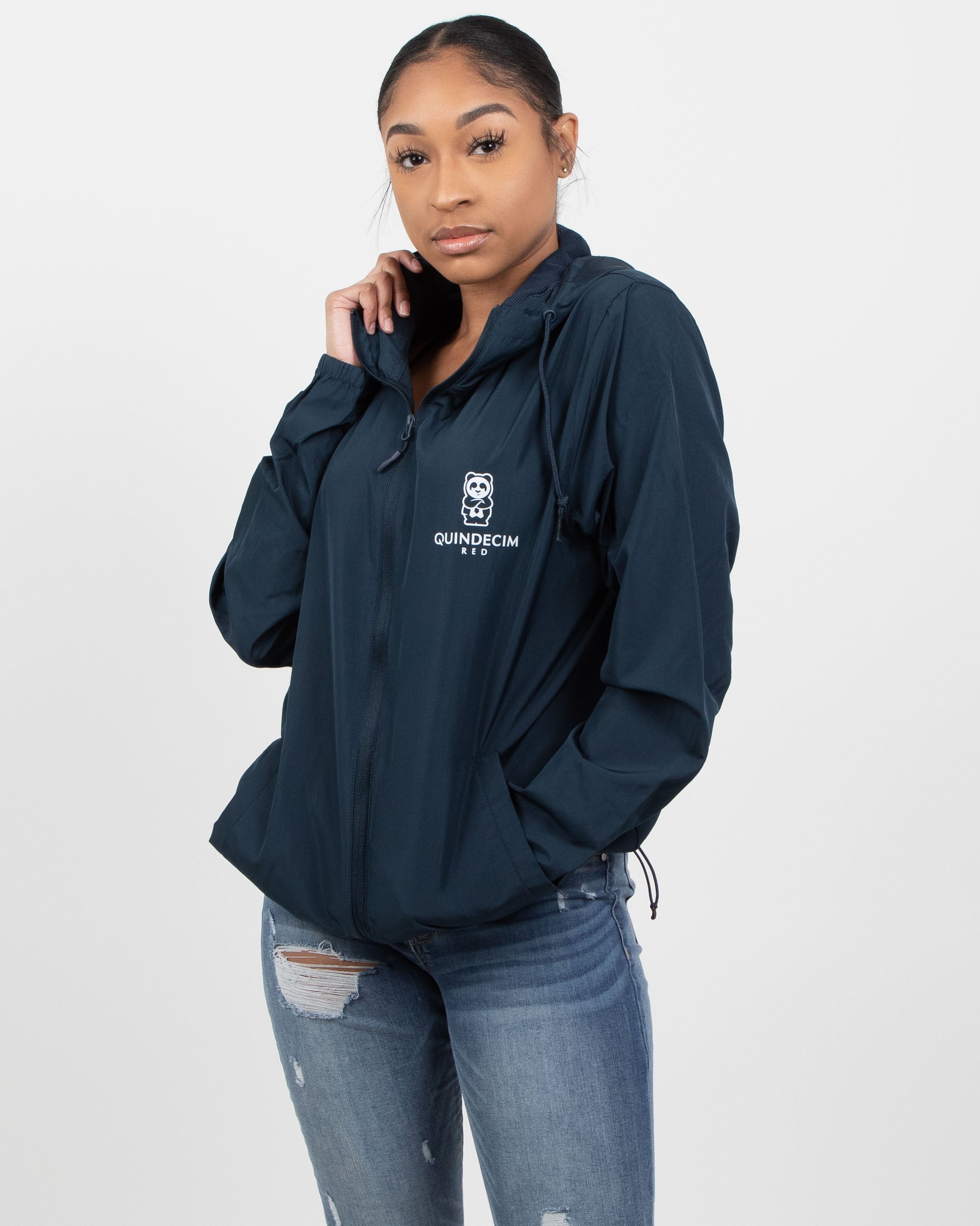 Panda Fam Windbreaker (Navy)