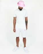 Panda Shorts (White/Pink)