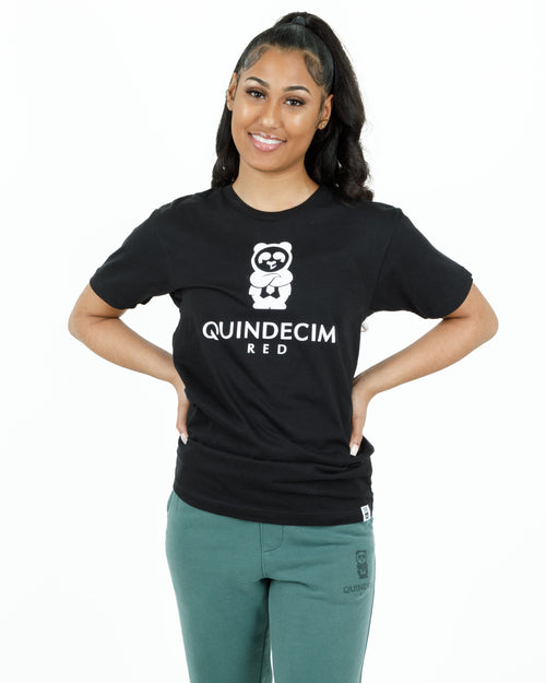 Short Sleeve Panda (Black)