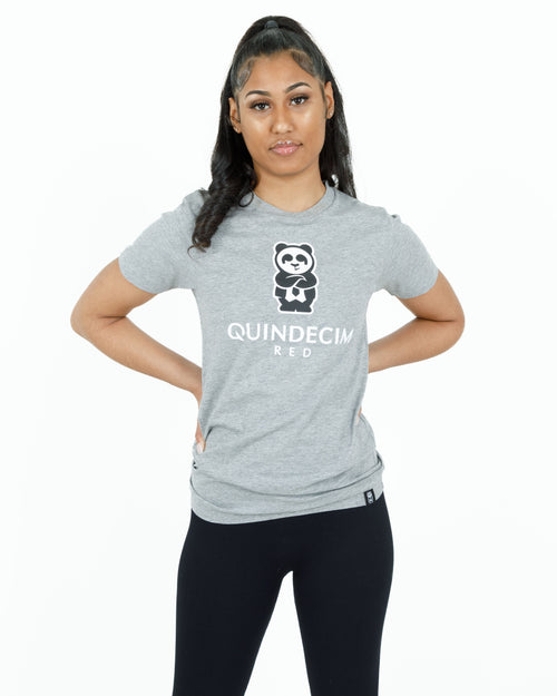 Short Sleeve Panda (Grey)